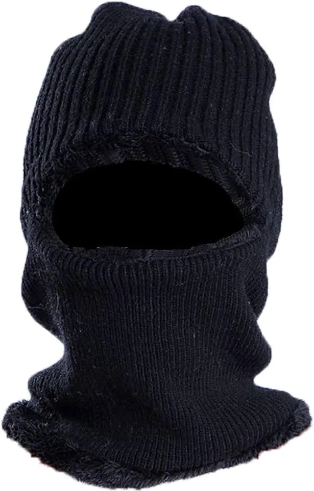 Cold Weather Knitted Balaclava Beanie Hat Full Face Ski Mask Winter Warm Windproof Face Mask for Men Women