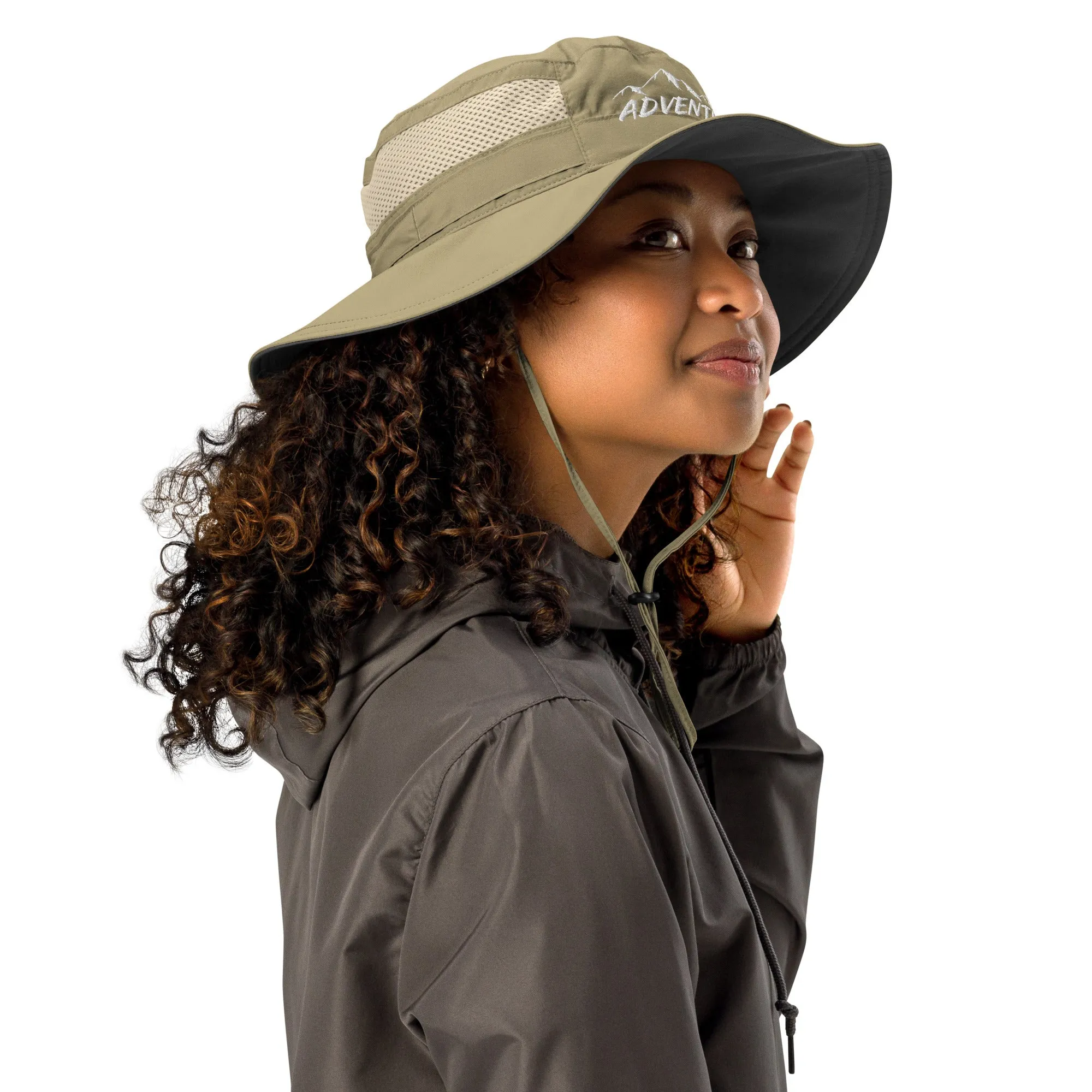Columbia booney hat, Adventure Awaits Hat, Camping Hat , Hiking Hat, Outdoor, Happy Camper, Mountains Trucker Hat, Gift For Outdoorsman, Columbia booney hat