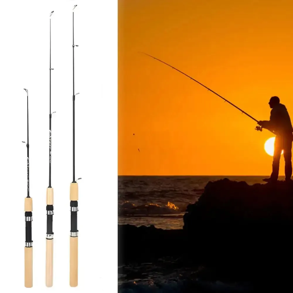 Compact Mini Telescopic Ice Fishing Rod