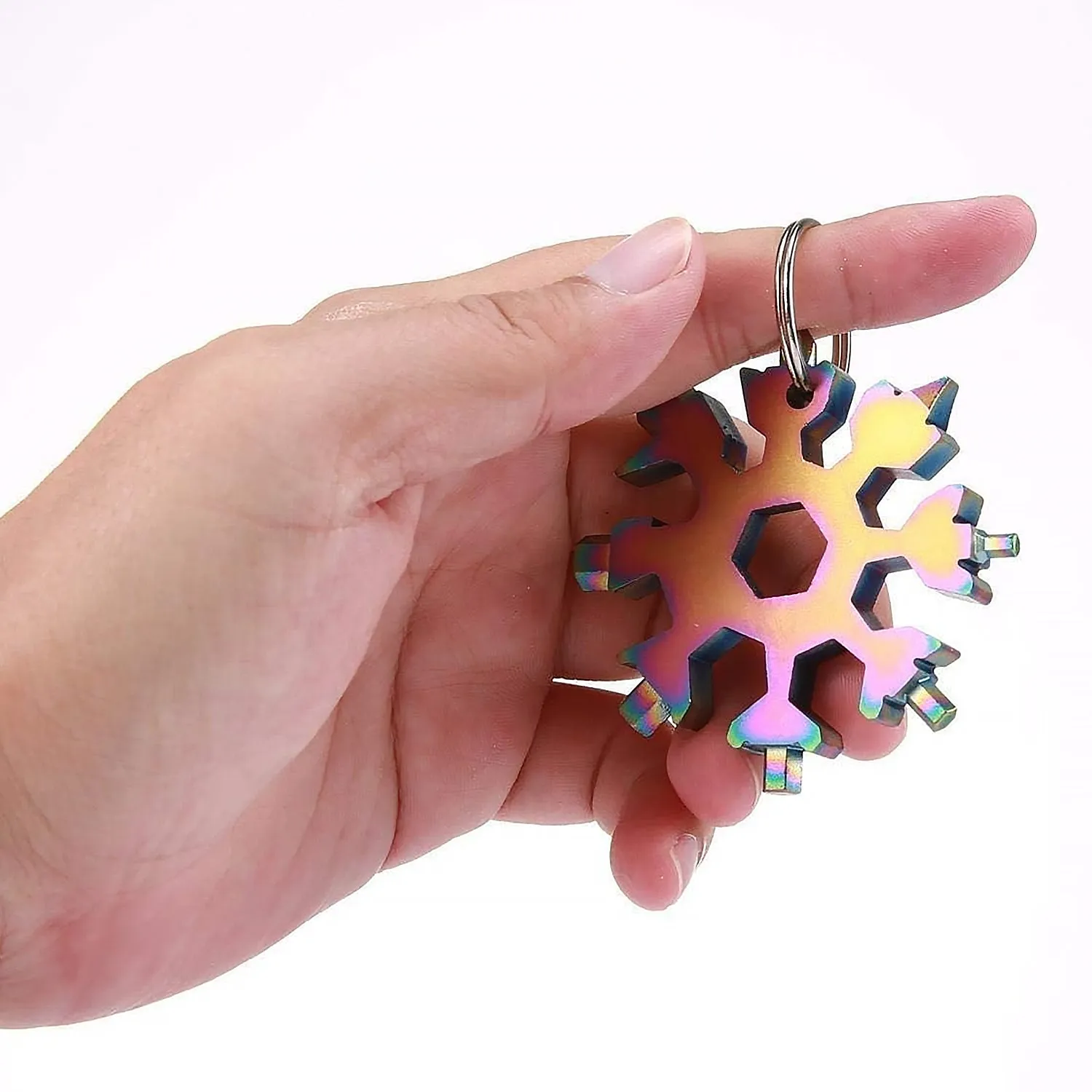 Compact Snowflake Multi-Tool – 18 Tools in One