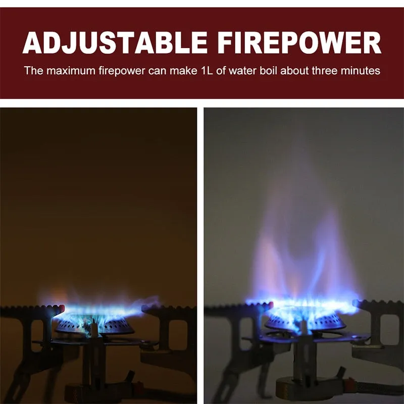 Compact Stainless Steel Portable Gas Stove