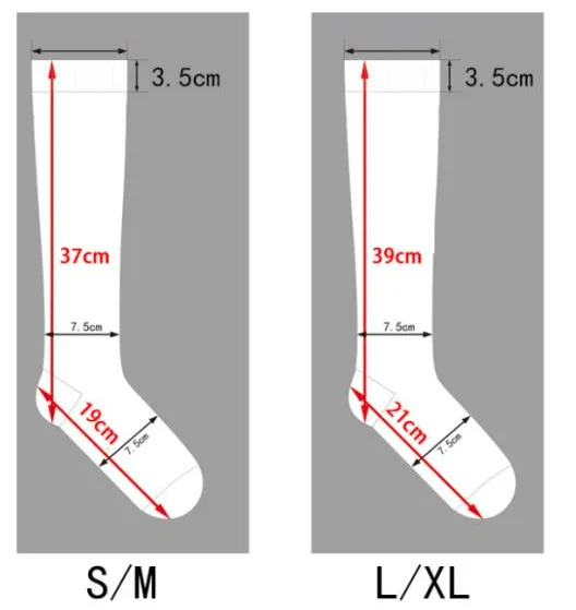 Compression Socks for Sports Performance & Muscle Recovery - Stylish Design