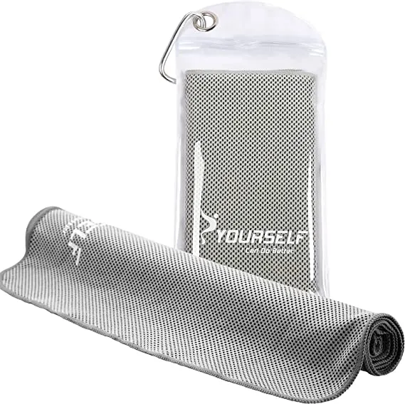 Cool It Kit #3.5 - in shades of Grey -  Personal care, cooling items for hot days on the job! - Gaiter size L/XL