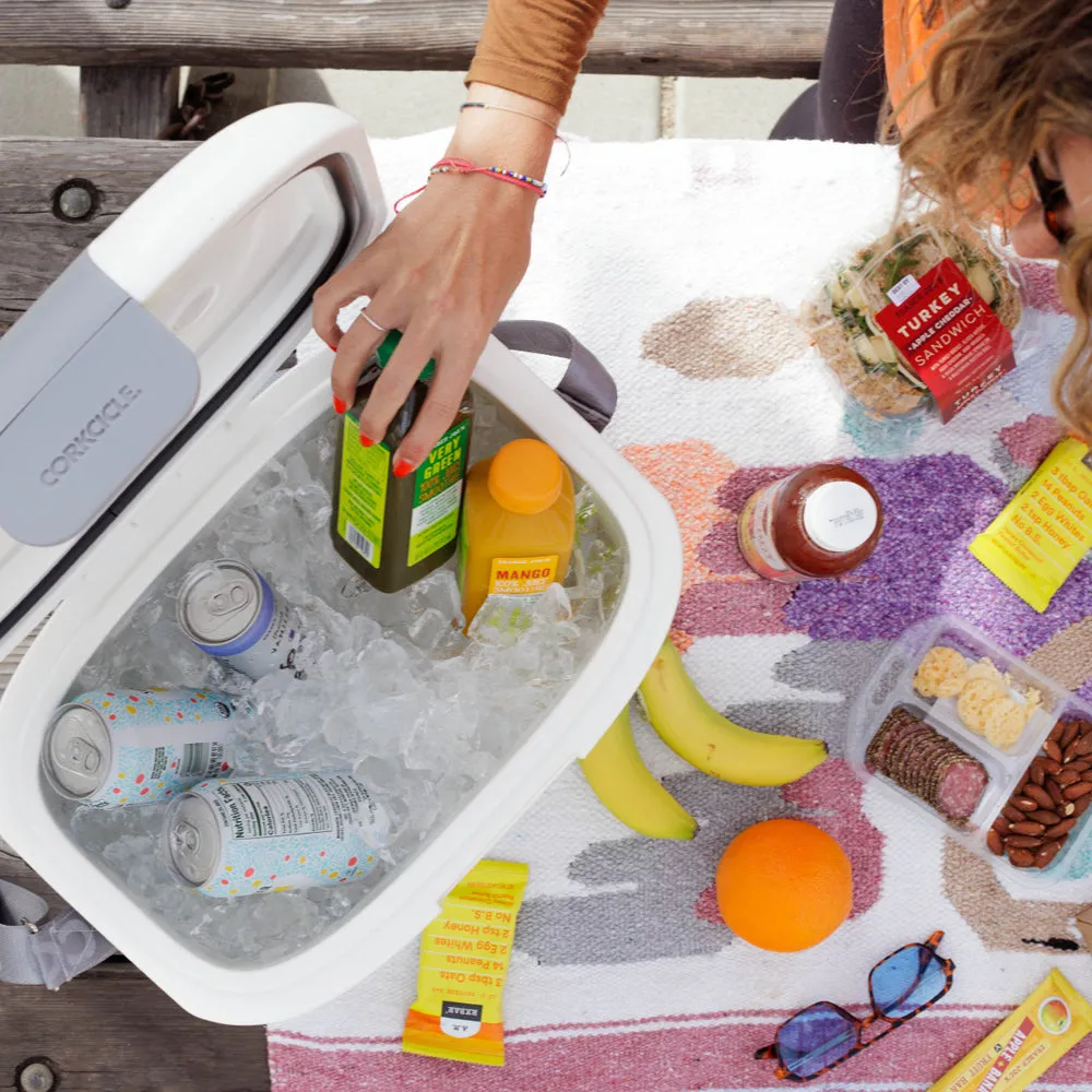 Corkcicle Small Chill Pod Go Hard Cooler – White – 13qt.