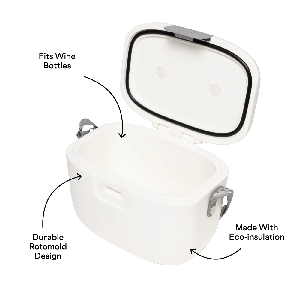Corkcicle Small Chill Pod Go Hard Cooler – White – 13qt.