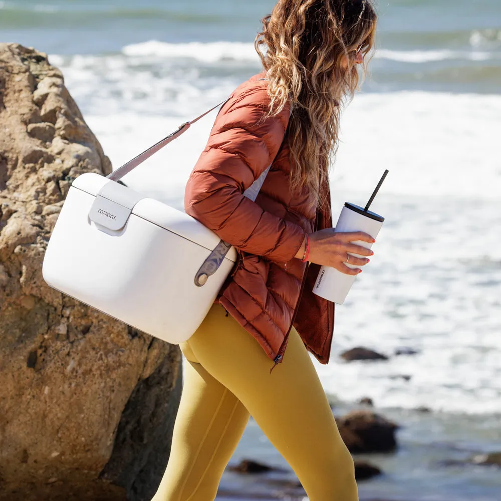 Corkcicle Small Chill Pod Go Hard Cooler – White – 13qt.