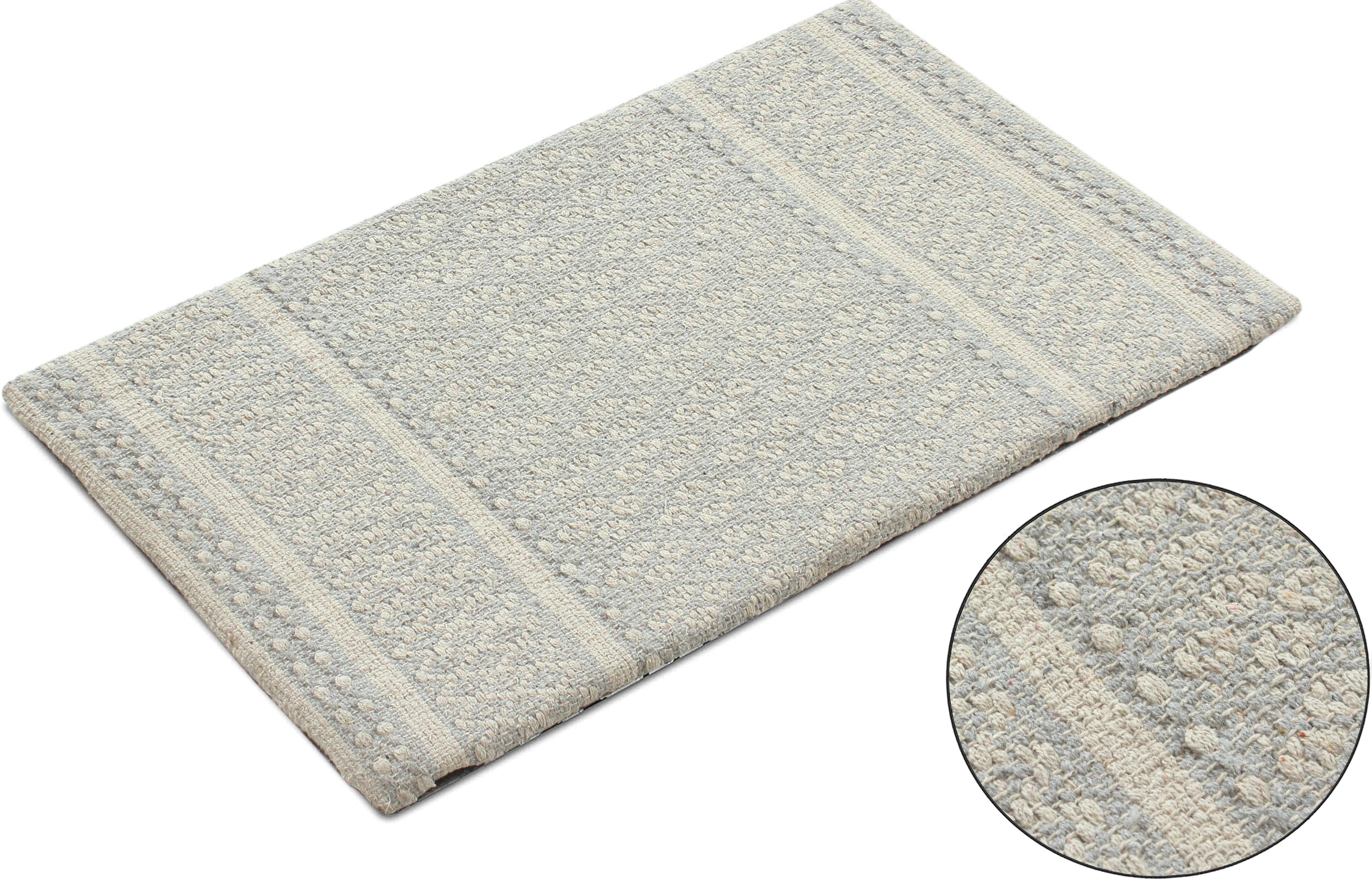 Cotton Woven Anti-Fatigue Cushioned Kitchen Mat Working Mat Rug Anti Slip ( 18''x30'') Comfort and Style