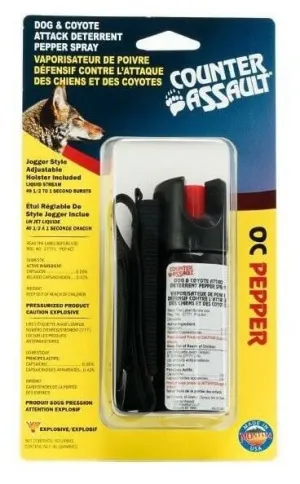 Counter Assault Dog & Coyote Spray w/Holster