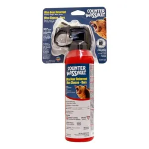 COUNTER ASSAULT ULTRA BEAR DETERRENT PEPPER SPRAY W/ HOLSTER - 230G