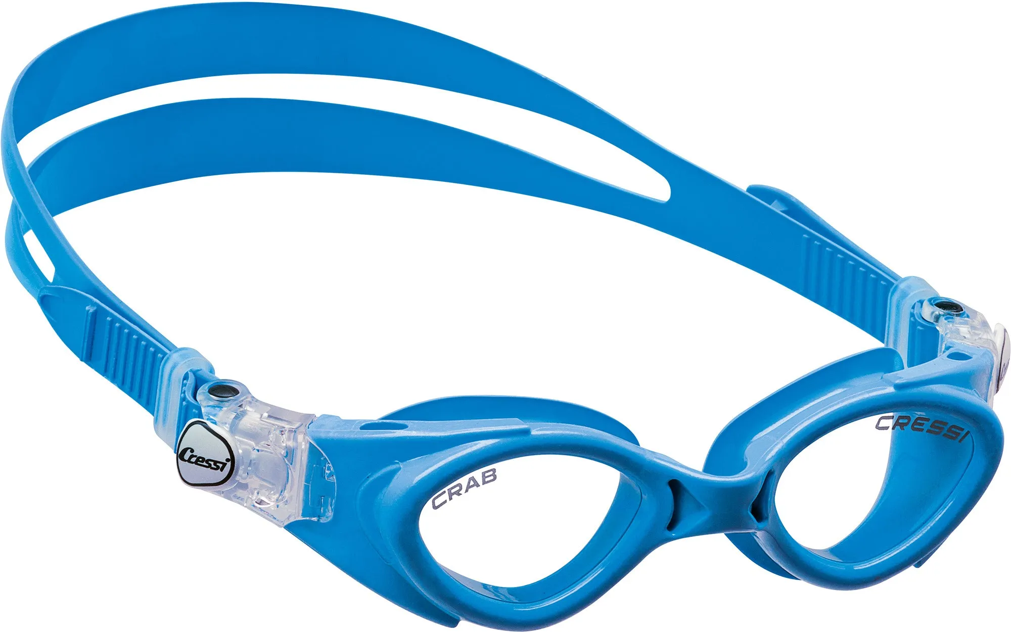 Cressi Crab Kid's Sophisticated Silicone Swim Goggles for Ages 2-7