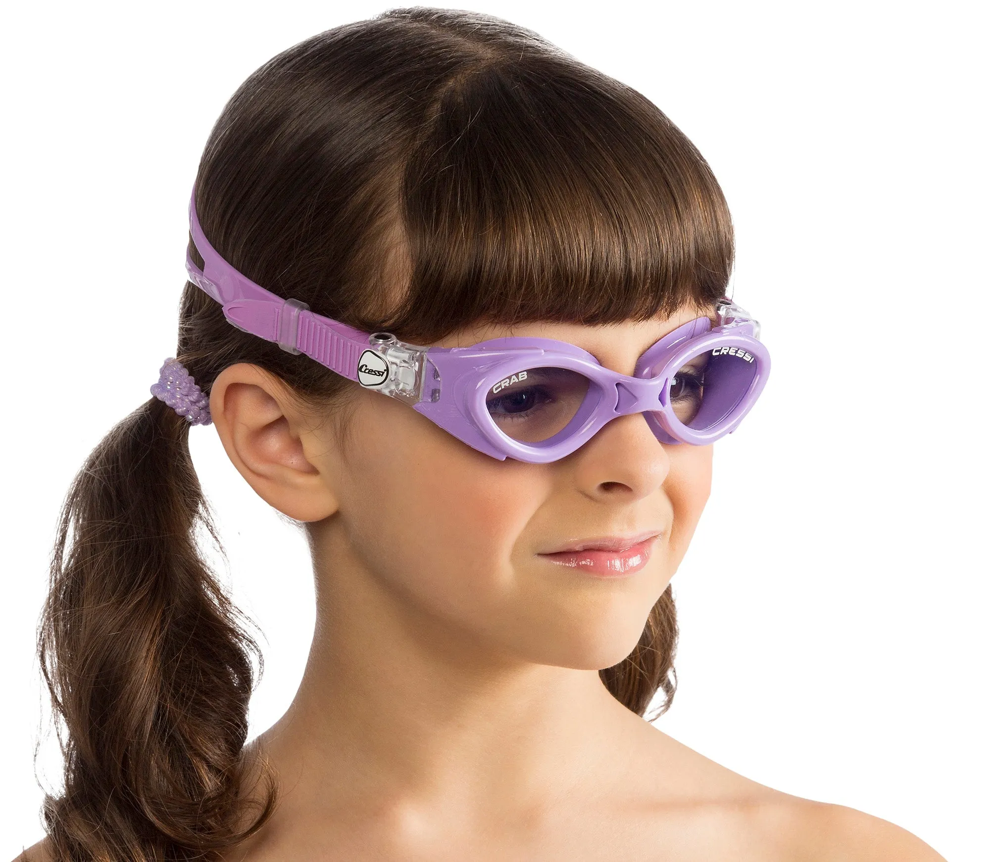 Cressi Crab Kid's Sophisticated Silicone Swim Goggles for Ages 2-7