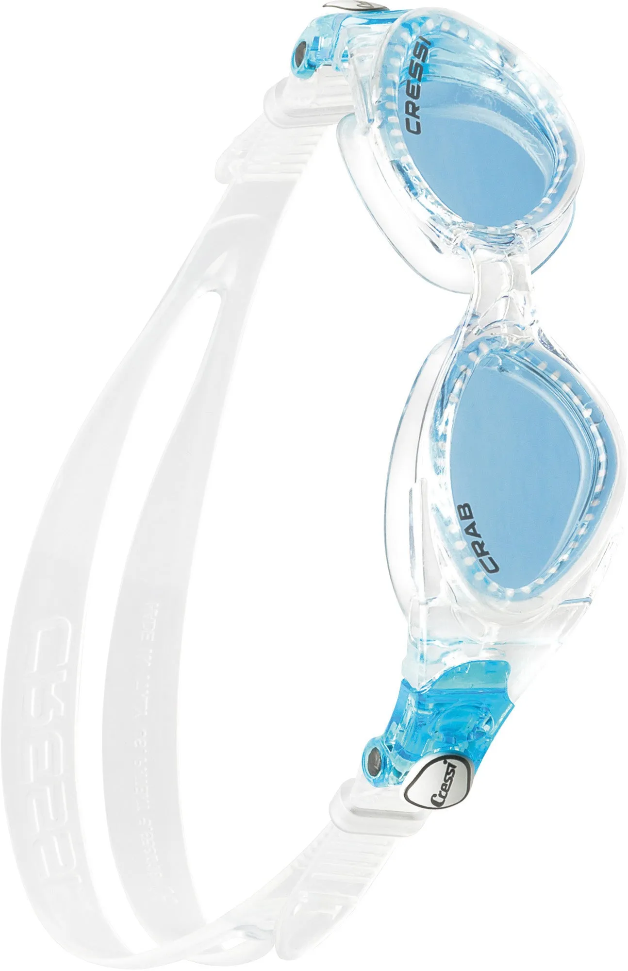 Cressi Crab Kid's Sophisticated Silicone Swim Goggles for Ages 2-7