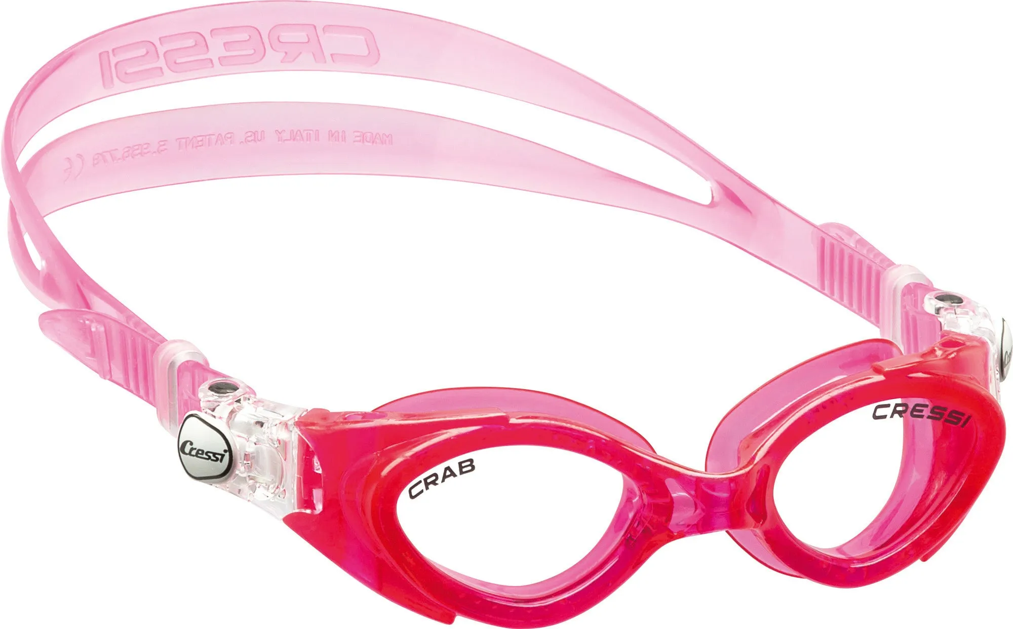 Cressi Crab Kid's Sophisticated Silicone Swim Goggles for Ages 2-7