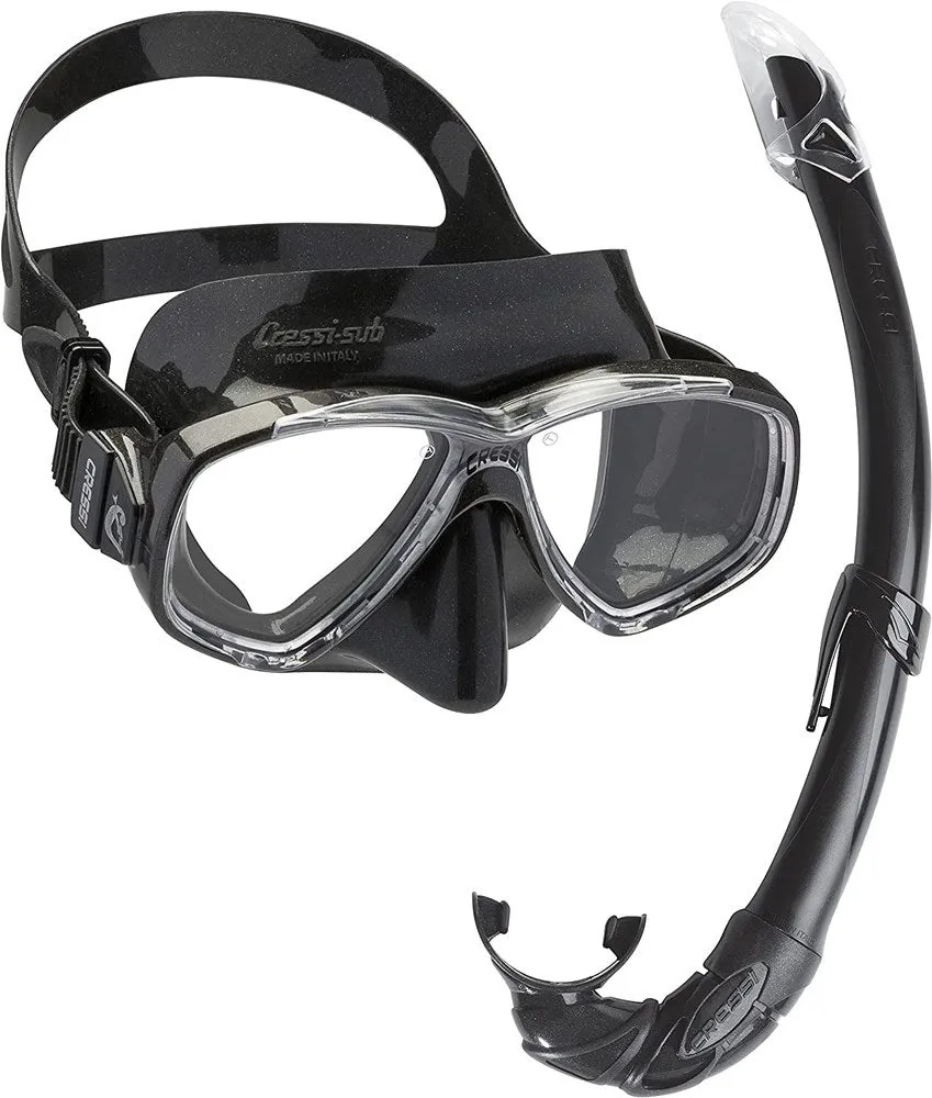 Cressi Perla Dive Mask & Mexico Snorkel Set