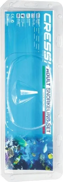 Cressi Perla Dive Mask & Mexico Snorkel Set