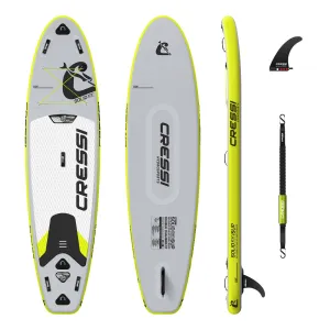 Cressi Solid Tandem Inflatable Stand Up Paddleboard Set