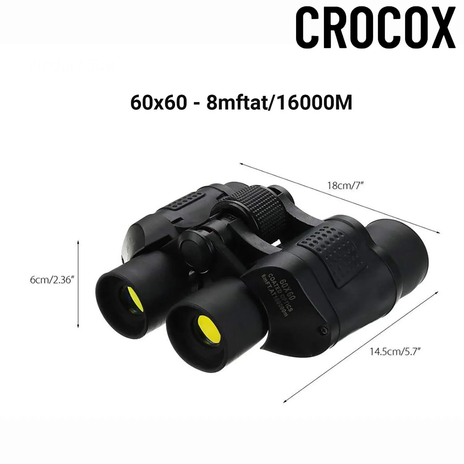 Crocox Hunting Binoculars Day Night Vision HD Telescope Hiking Mini Folding