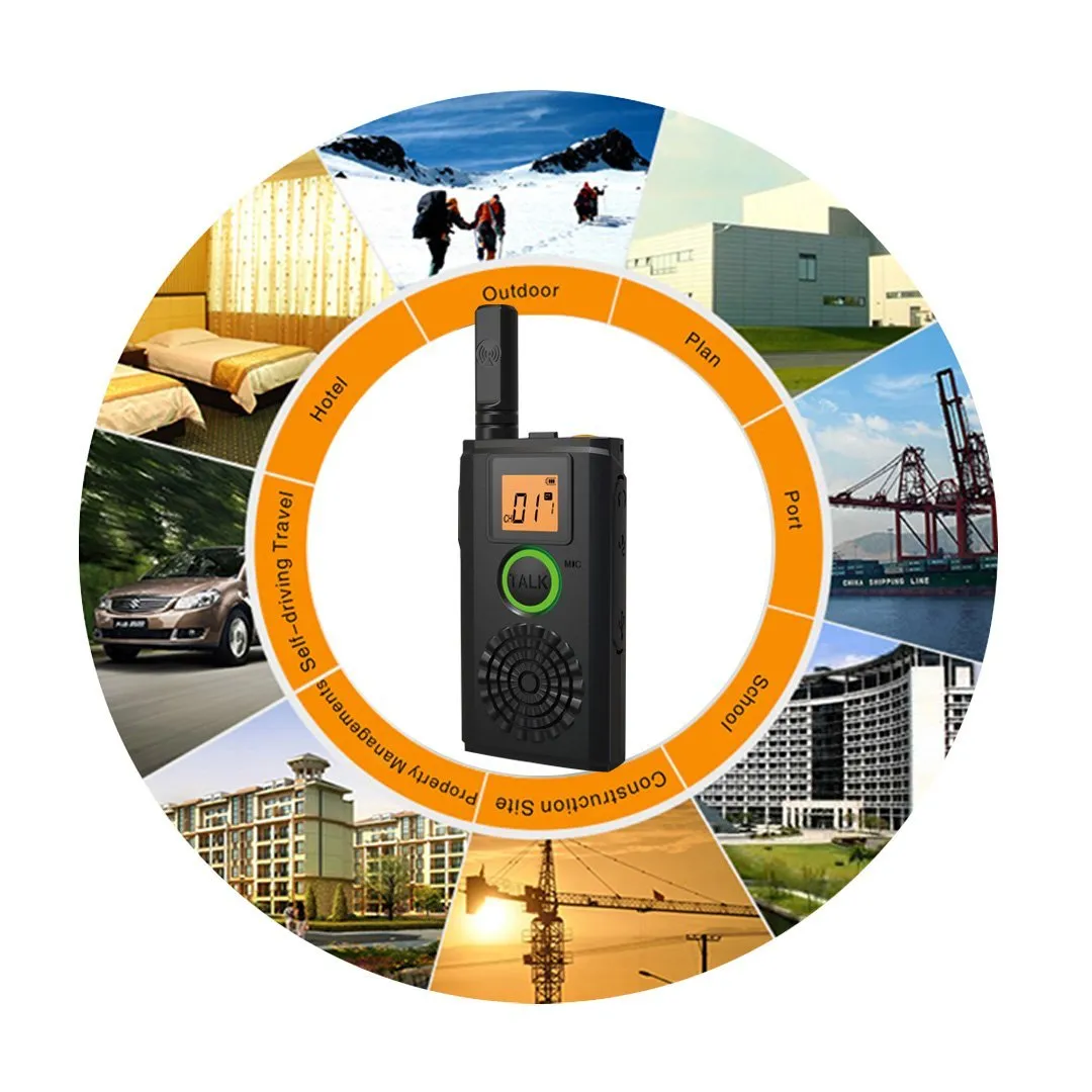 CRONY 1W T-368D Doorbell Walkie Talkie Two Way Radio Professional FM Transceiver with Loudly Doorbell Doorphone