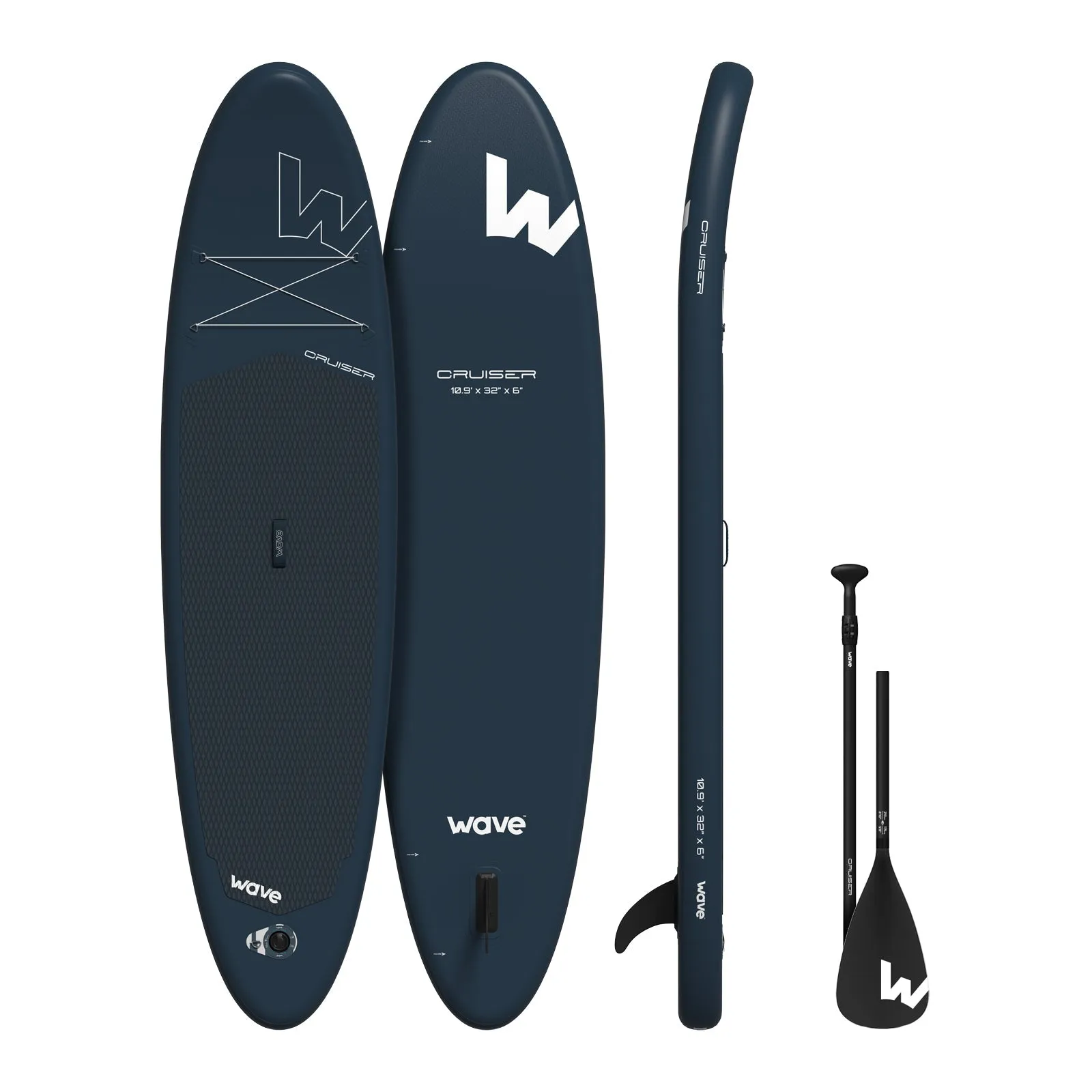 Cruiser 2.0 SUP | Inflatable Paddle Board | 10'9ft | Navy