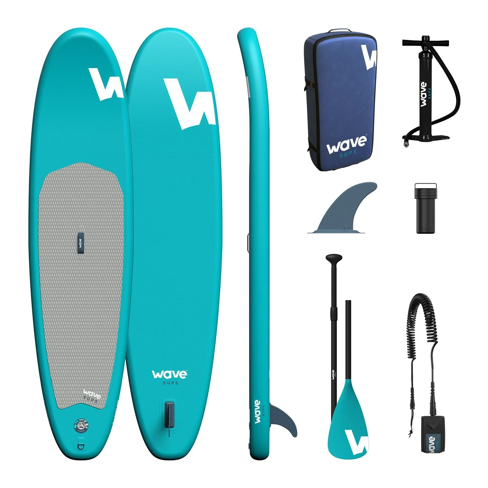 Cruiser SUP | Inflatable Stand-Up Paddle Board | 10/11ft | Aqua