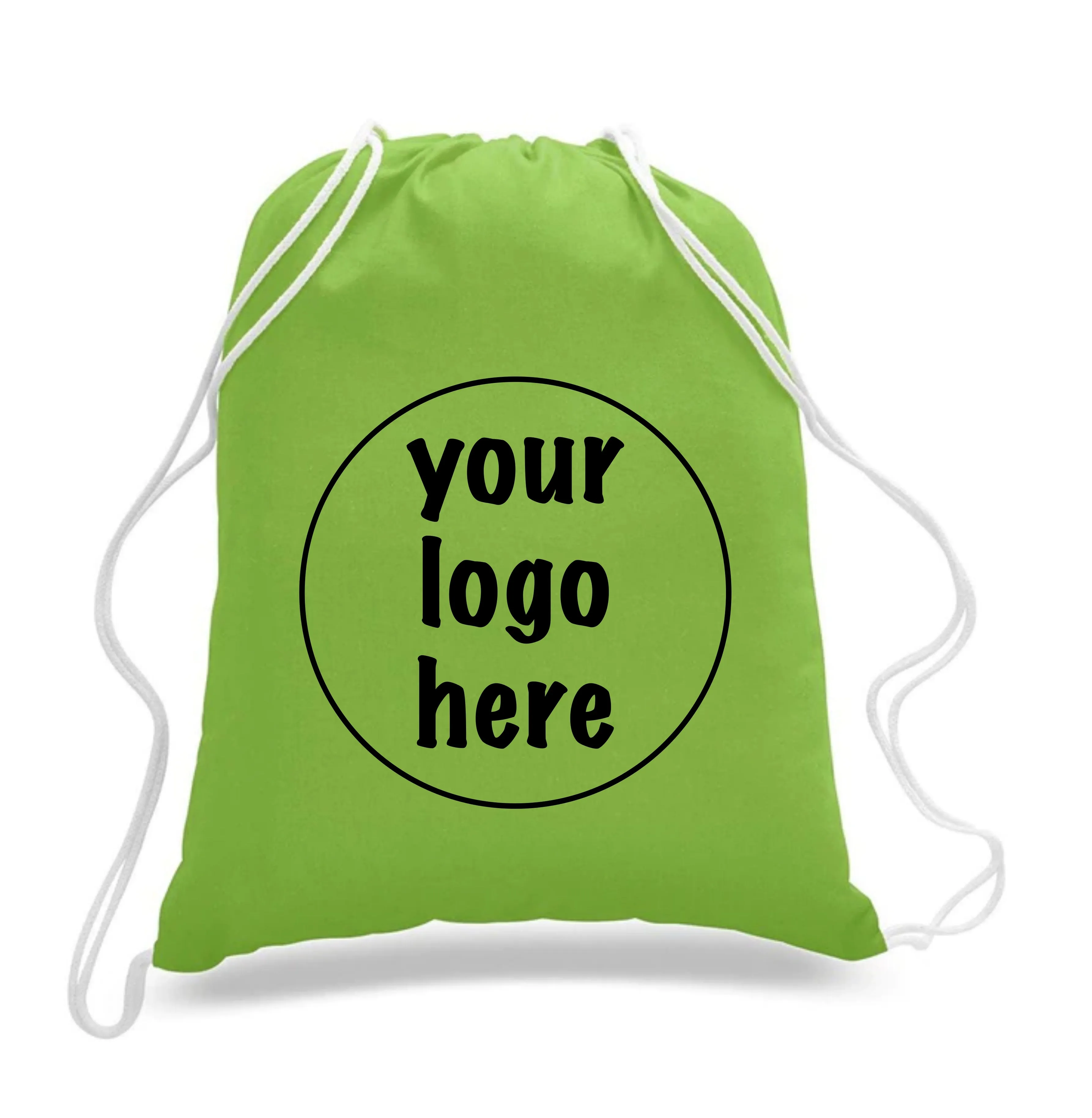 Custom Cotton Drawstring Backpacks Personalized