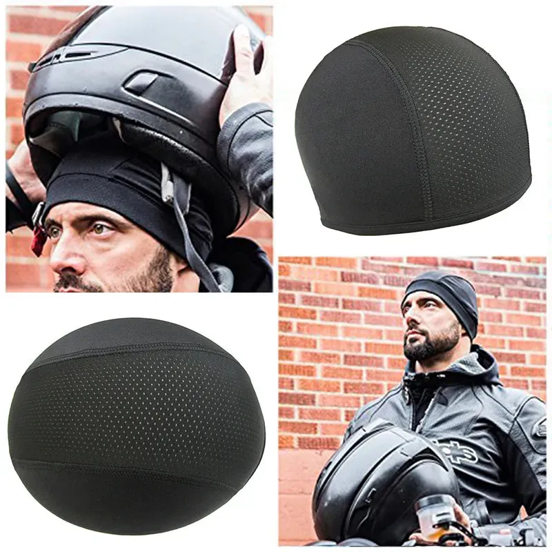 Cycling Cap Bicycle Motorcycle Helmet Sweat Inner Cap Summer Racing Hat Breathable Sweat Wicking Cycling Running Hat Cap
