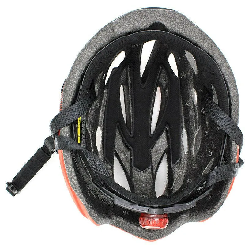 Cycling Helmet Man Women LED Rear Light Helmet Road Mountain Bike Helmet Riding Bicycle Helmet With Removable Lens Goggles