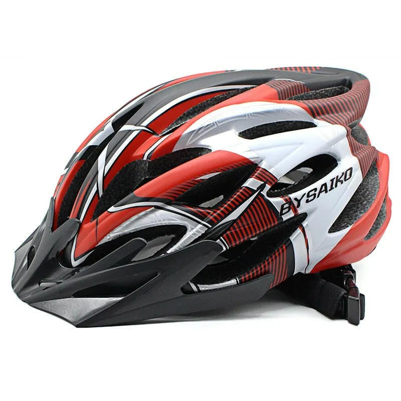 Cycling Helmet Man Women LED Rear Light Helmet Road Mountain Bike Helmet Riding Bicycle Helmet With Removable Lens Goggles