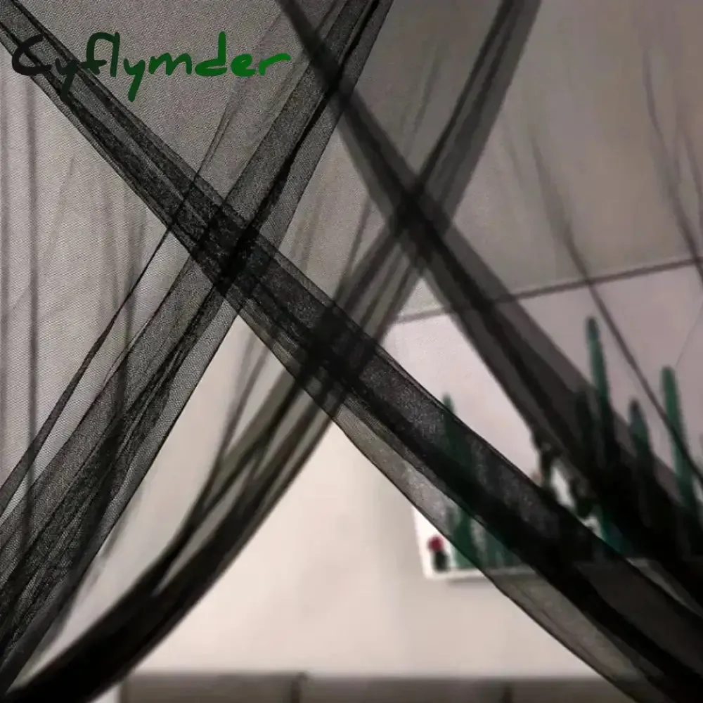 Cyflymder 1 PCS Extra large Mosquito net with 4 openings, Durable Canopy Mosquito Net - Perfect for any Size Beds & Camping, Suitable For