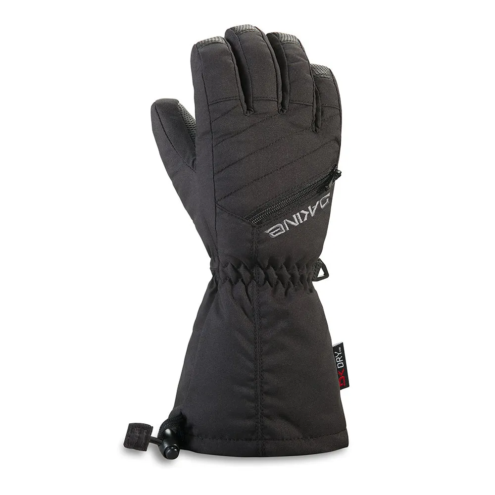 Dakine Kids Black Tracker Snowboard and Ski Gloves