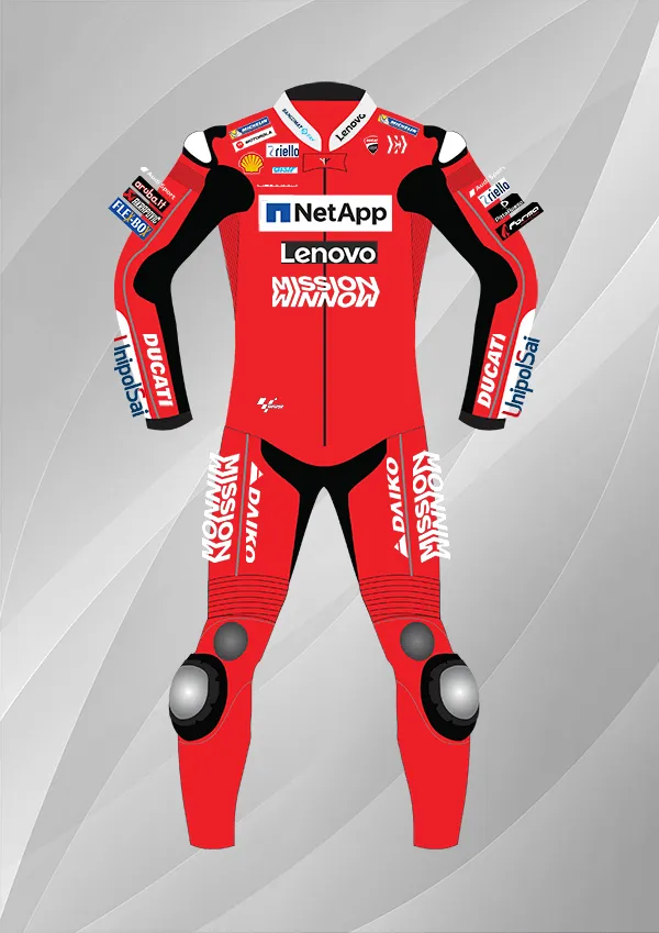 Danilo Petrucci Ducati MotoGP 2019 Racing Leather Suit