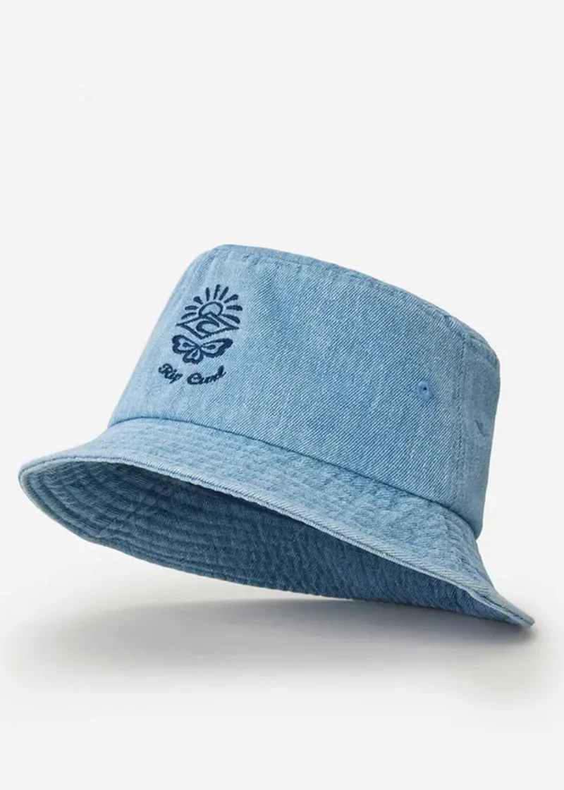 Denim Short Brim Bucket Hat