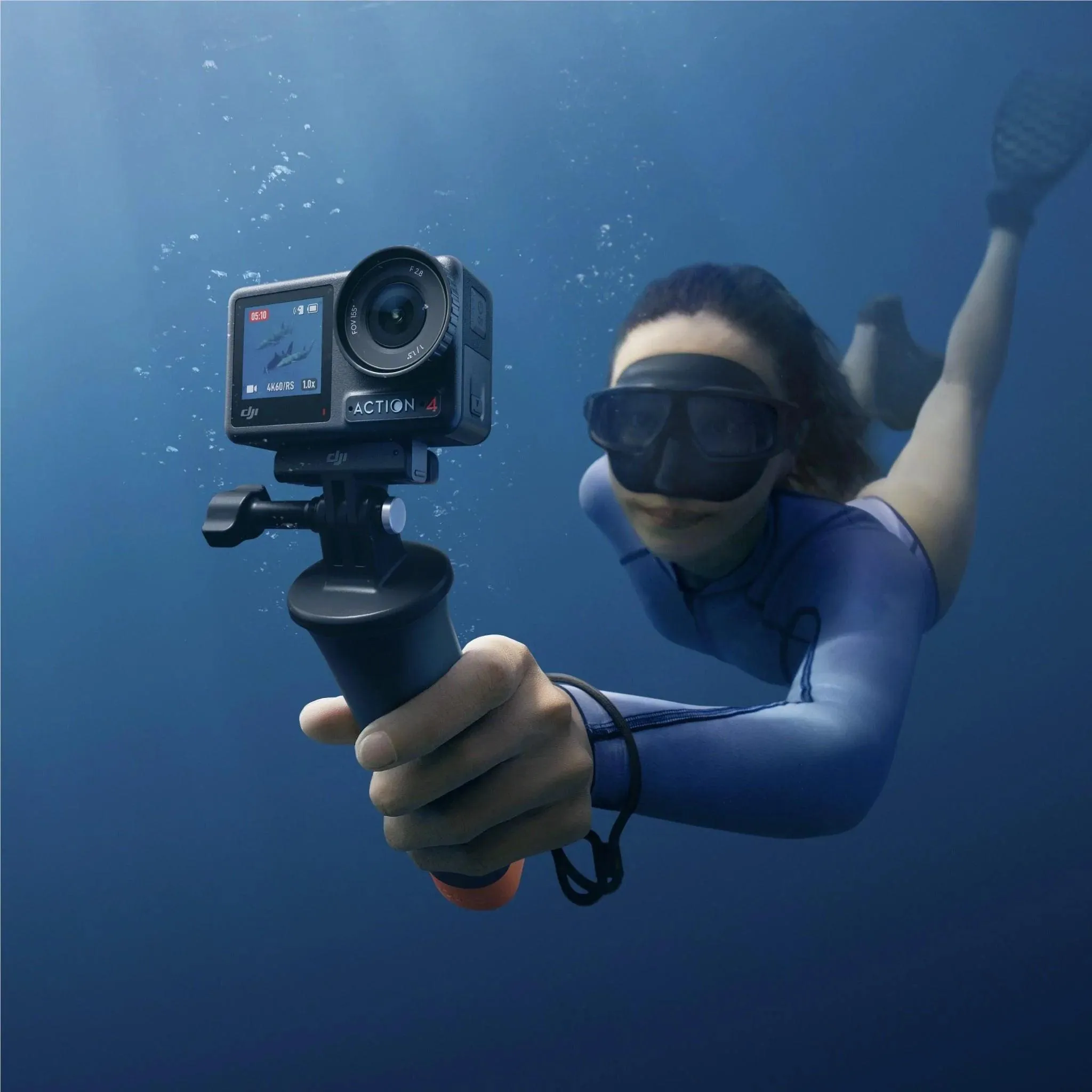 DJI Osmo Action 4 Camera Adventure Combo Extra Battery/Frame/Mount