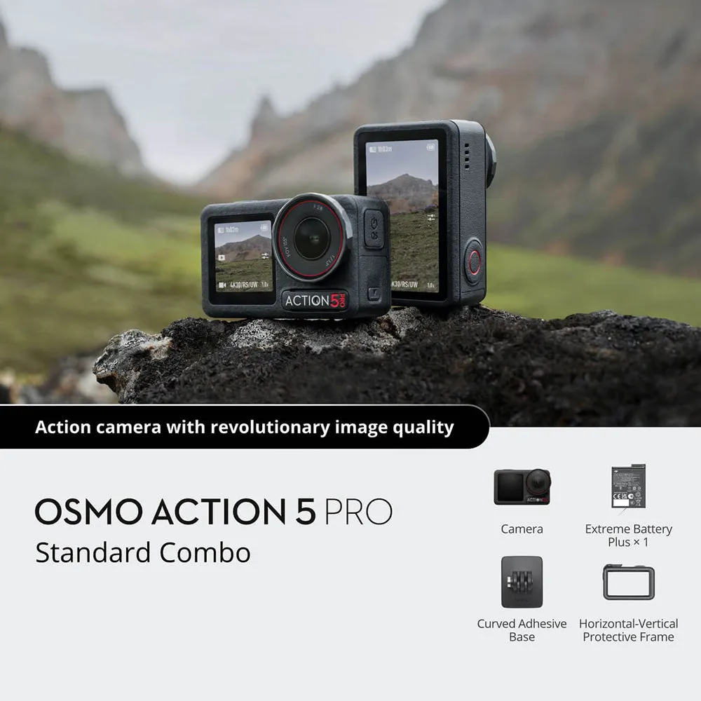 DJI Osmo Action 5 Pro Standard Combo - Black | CP.OS.00000349.03