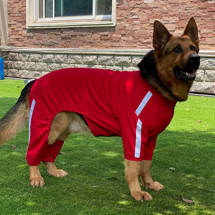 Dog Sweatshirt Zipper Dog Sport Suit