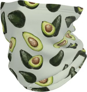 Doodle Style Avocado Neck Gaiter Elastic Balaclavas Face Mask Multi-Function Tube Bandana For Men Women Pattern-91