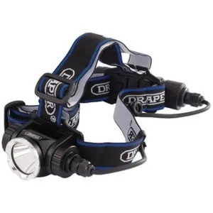 Draper 90064 Rechargeable Led Head Torch, 10W