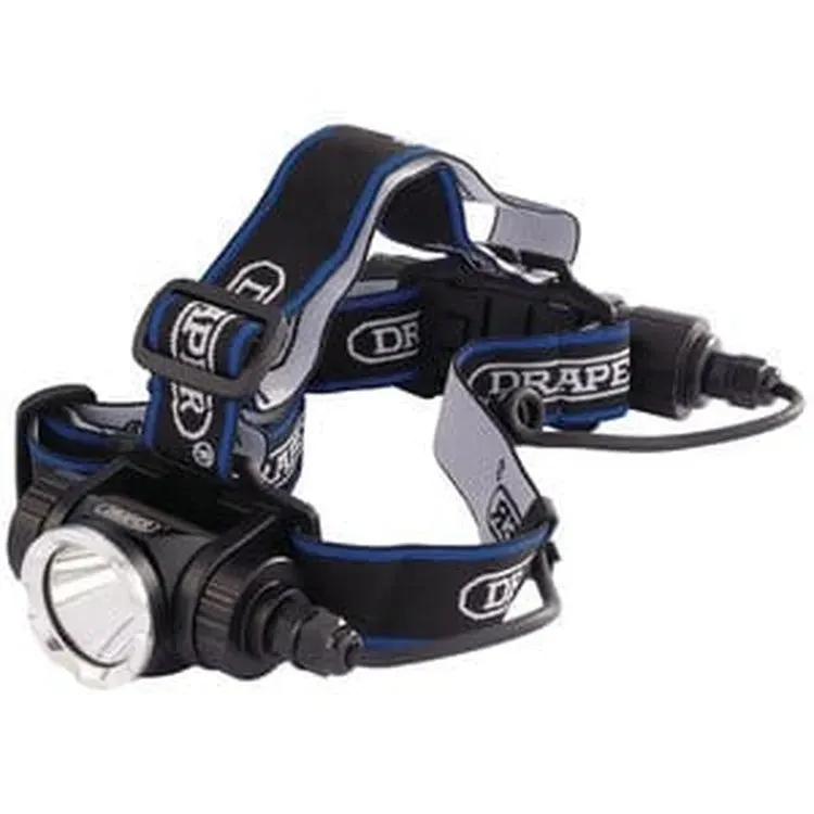 Draper 90064 Rechargeable Led Head Torch, 10W