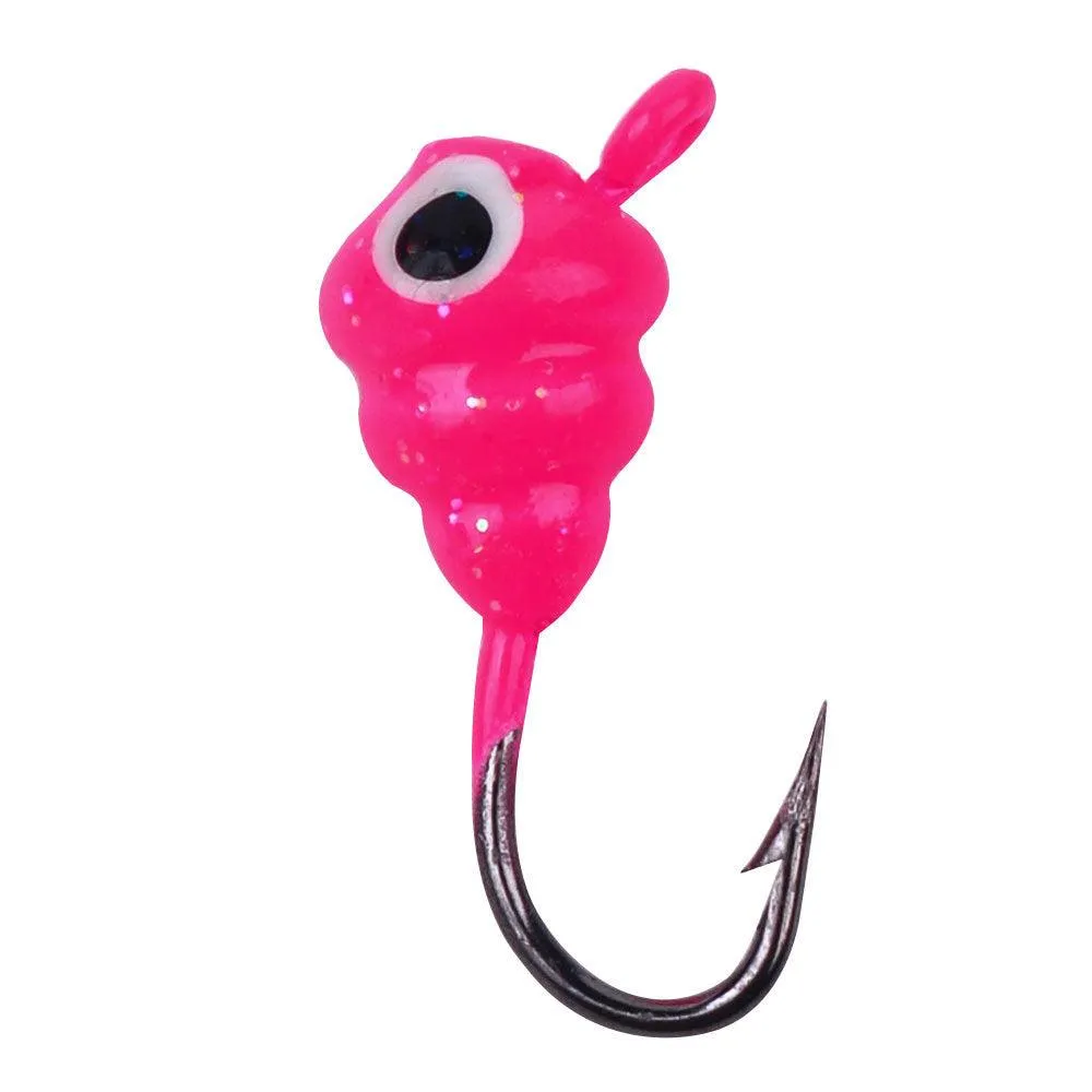 Dr.Fish 48pcs Ice Fishing Jig with Box