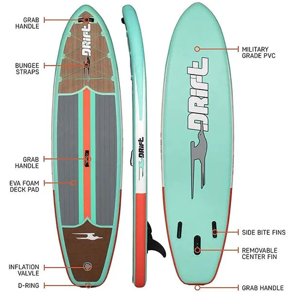 DRIFT Inflatable 108" Paddle Board