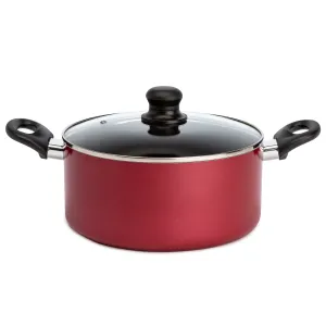Easy Clean Non-Stick Dutch Oven, 5 Quart, Red - Ecolution