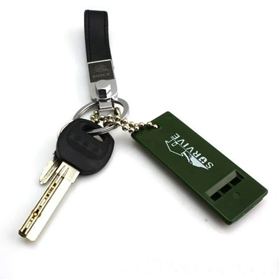 Emergency 3-Frequency Keychain Whistle
