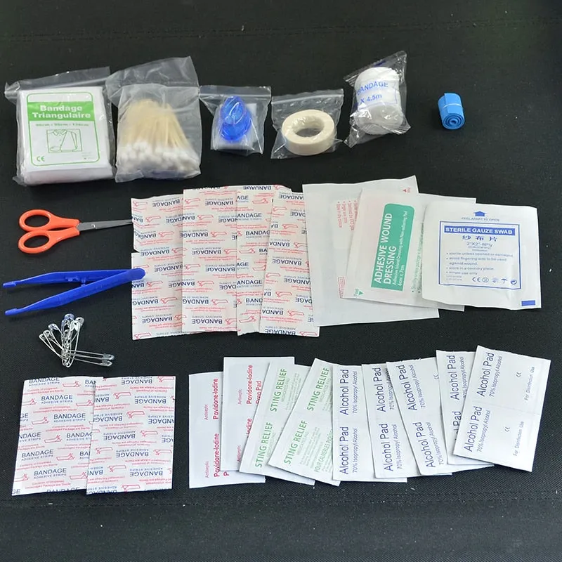 Emergency First Aid Kit (120Pcs/Pack)