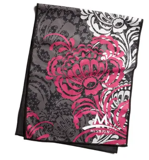 Enduracool Microfiber Cooling Towel | Black Magenta