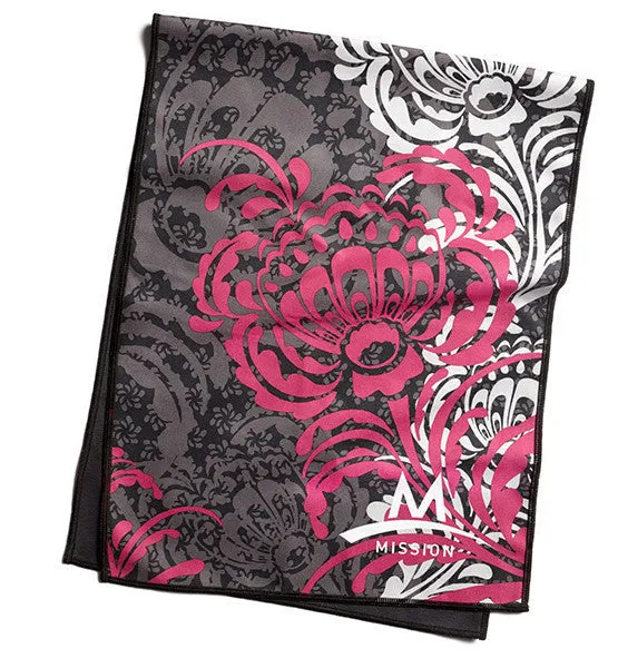 Enduracool Microfiber Cooling Towel | Black Magenta