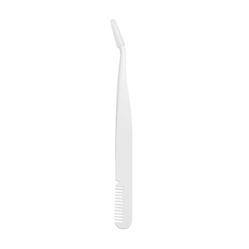 Eyelash stainless steel eyelash curler eyelash curler eyebrow curler tweezers fine mouth with comb eyebrow curler