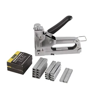 eZthings Staple Gun Stapler Tool Set - 3 in 1 Heavy Duty kit with 2400 Staples, Nail Steel for Wood Work, Upholstery, Decoration, Carpentry, Furniture