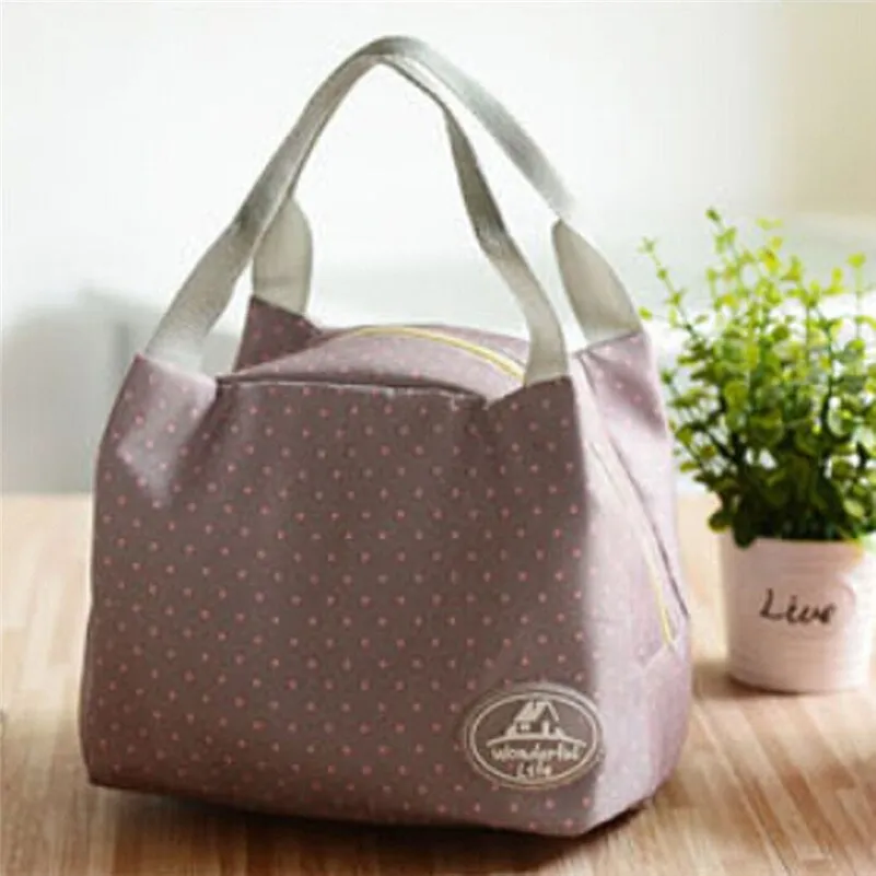 Fahion Waterproof Portable Lunch Bags Insulated