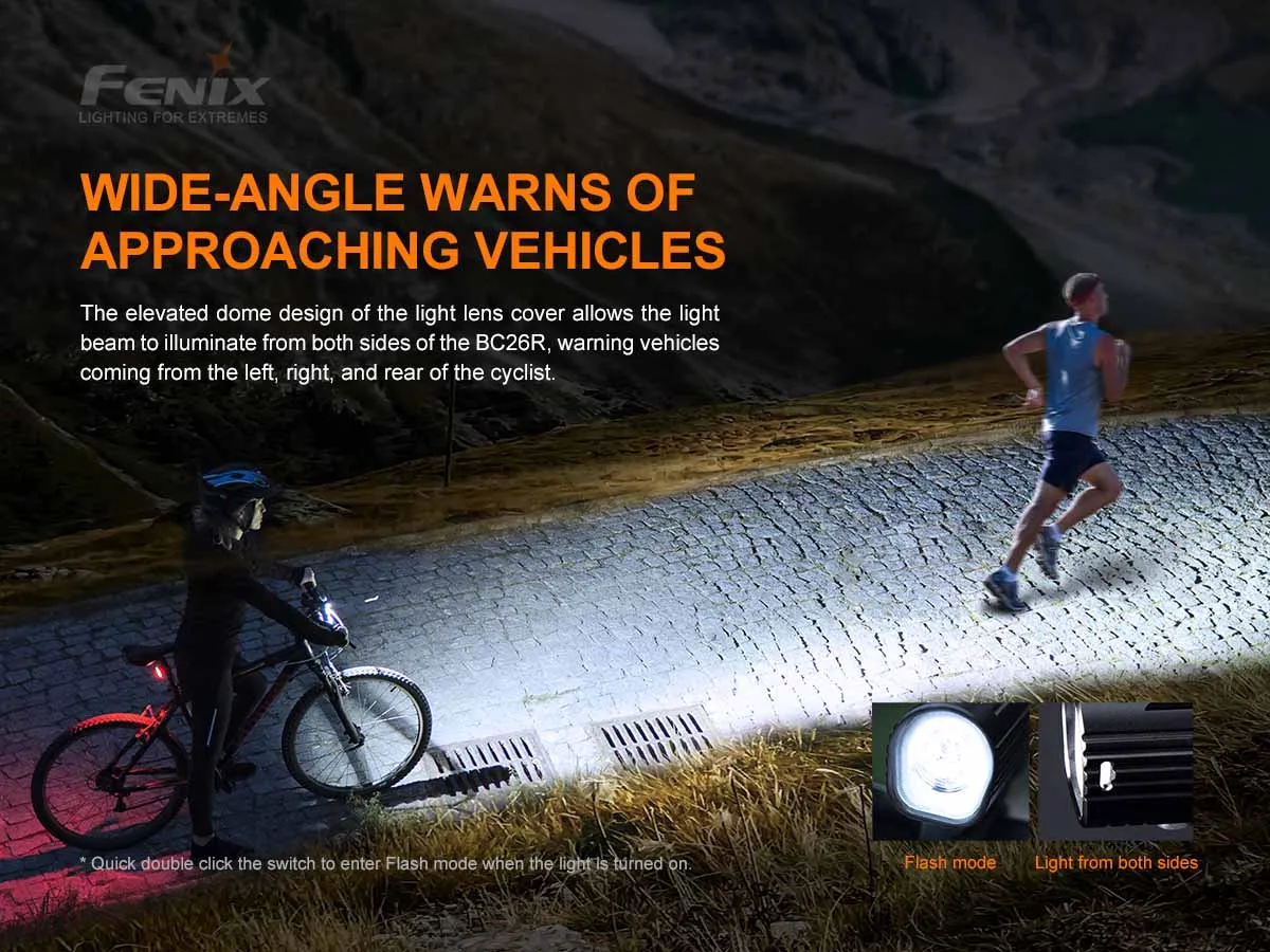 Fenix BC26R Rechargeable Bike Light Gift Pack