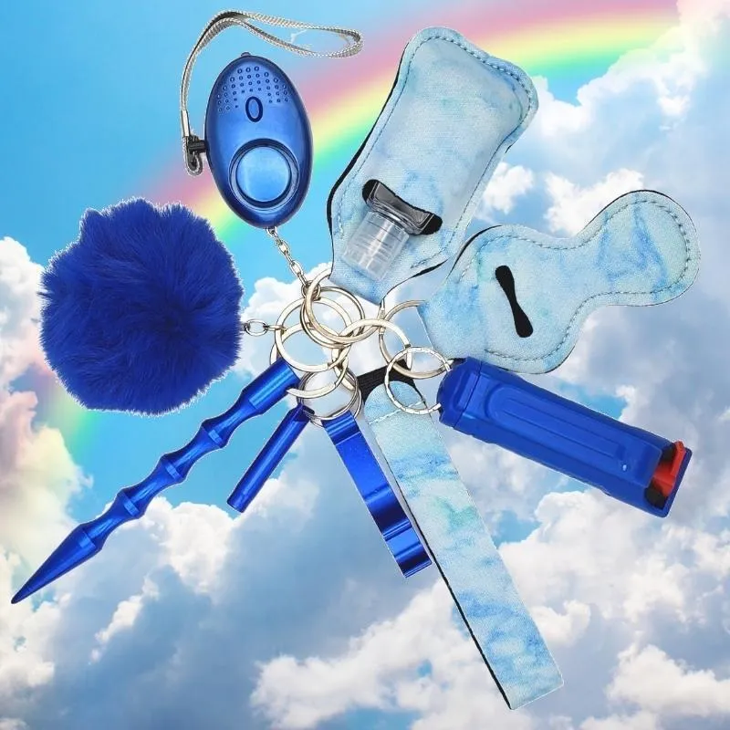 Fight Fobs® Blue Sky Self Defense Key Chain Gift Set